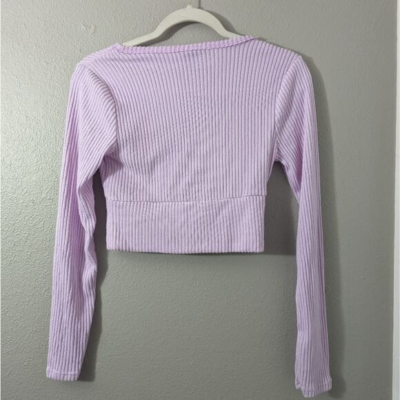 Wild Fable Long Sleeve Cozy Tiny Top T-Shirt - Picture 6 of 6